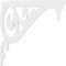 Ekena Millwork Carrillo Architectural Grade PVC Bracket, 5/8"W X 22"D X 22"H BKTP01X22X22CI - alternate 4